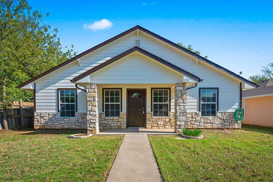 Gorgeous Home with TONS of Style!! The Brand New Granite Countertops, Stainless Steel Appliances, Brand New Luxury Vinyl Plank Flooring, Fresh New Paint throughout the interior and exterior, Spacious Floor Plan, Huge Yard, Charming Curb Appeal, No HOA, and a Fantastic Location near Austin College, Shopping, and Restaurants make this home a MUST SEE and is PERFECT for any family, student, single, and investor!!