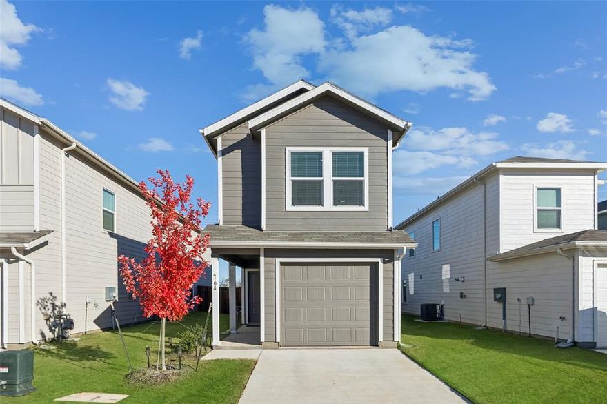 Discover this beautiful 3-bedroom, 2.5-bath home that feels like new and shines with thoughtful updates throughout. From the moment you arrive, you’ll notice the care and attention poured into every detail of this immaculate property. The inviting living room is filled with natural light and sits at the heart of the home, offering an ideal space for relaxing or entertaining. The impressive kitchen features a breakfast bar with seating, built-in appliances, and excellent storage—perfect for daily living and meal prep. Retreat to the serene primary suite complete with an ensuite bath and walk-in closet. Two additional bedrooms provide flexibility for guests, hobbies, or work. The third bedroom easily functions as a comfortable home office or cozy den. You’ll also love the large private backyard, offering plenty of room to unwind or enjoy outdoor activities. Modern convenience is everywhere, thanks to fully integrated smart-home features including smart switches, a smart front door lock, Nest thermostats, and ADT security with both front and back cameras. Enjoy endless hot water with the tankless water heater, plus the ease of front and back irrigation and gutters on all sides. Built-in pest control tubes offer additional peace of mind. HOA fee includes built-in fiber internet, this service is mandatory. With its move-in-ready feel, abundant updates, and great location near parks, shopping, and dining, this home truly has it all. 3D tour available online.