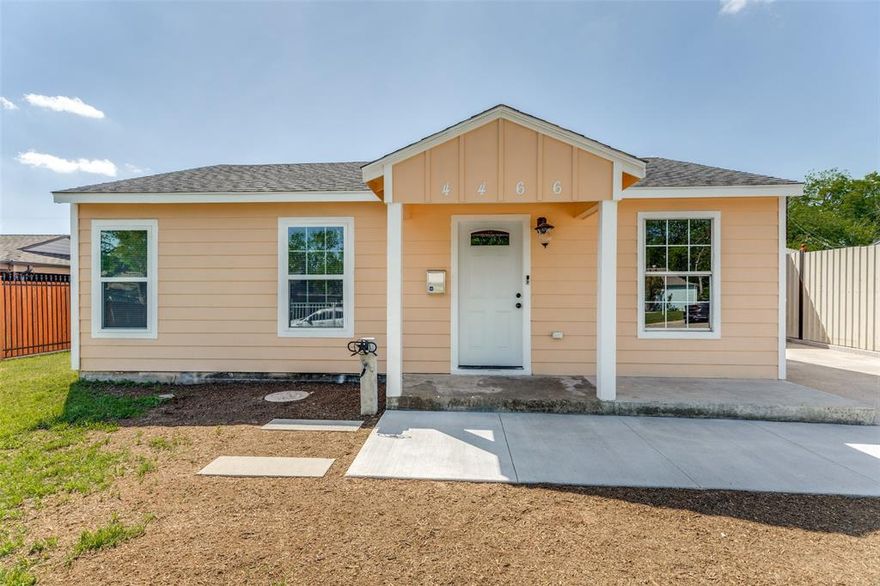 FULLY REMODELED HOME – MOVE-IN READY WITH LARGE PRIVATE BACKYARD Welcome to this beautifully updated home featuring a newer roof, energy-efficient windows, and refinished original hardwood floors that add warmth and character throughout. Fresh interior paint creates a bright, modern feel from the moment you walk in. The fully remodeled interior offers a clean, functional layout with newer appliances, making it perfect for first-time buyers, downsizers, or anyone seeking a turnkey property in Fort Worth. Step outside to a spacious backyard with exceptional privacy, ideal for entertaining, pets, or relaxing evenings. The long driveway with a secure gated entrance provides ample parking and added convenience. Fully remodeled, newer roof and windows, refinished original hardwood floors, fresh paint throughout, newer appliances, large private backyard, and gated driveway with ample parking. Homes like this—updated, affordable, and move-in ready—are hard to find. Schedule your showing today before it’s gone.