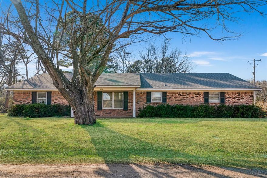 Located in the highly regarded Prairiland ISD and the city of Blossom nestled on a quiet residential street. This home offers the perfect blend of comfort and convenience with easy access to nearby amenities and just a short drive to Paris. Enjoy this corner lot ideal for outdoor entertaining, gardening, or relaxing. The property features a functional layout with comfortable living spaces - excellent potential for any buyer with 3 bedrooms, 2 full baths, 2 living areas, large eat in kitchen with breakfast bar, 8x14 storage area in garage, 12x14 covered patio, 10x12 storage building for lawn equipment and so much more!