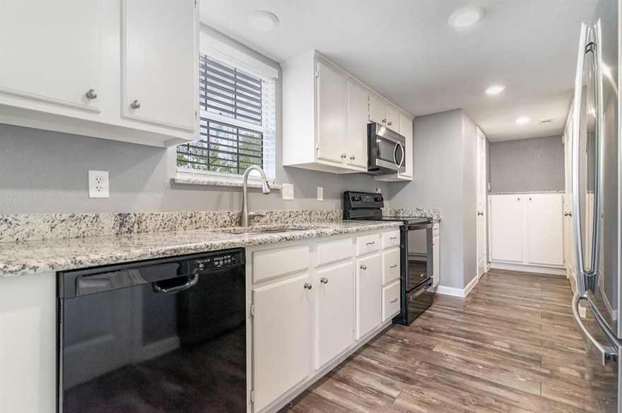 This charming and beautifully recently renovated (2017) home sits on a sprawling .468-acre double lot and offers the perfect blend of space, style, and modern comforts. If you’ve been dreaming of a peaceful retreat with all the upgrades and no HOA, this is the one! The inviting large front porch sets the stage for this charming home, where luxury vinyl plank floors and neutral paint colors create a modern, cohesive look. The spacious living room flows seamlessly into the separate dining room, perfect for entertaining. The kitchen boasts granite countertops, recessed lighting, and an abundance of cabinetry, with all appliances included, making it a cook’s dream! The first-floor primary suite is your private retreat, featuring an ensuite bath with double sinks and extra cabinets for storage. Upstairs, you’ll find two spacious bedrooms and a full bath, offering ample room for family or guests. Plus, there’s a convenient half bath downstairs. Step out to the screened-in back porch, ideal for relaxing while enjoying the view of the serene, tree-lined backyard. With a shed for extra storage and an extra-long driveway, this home is as practical as it is picturesque. Don’t miss out on this rare find – a beautiful home on a double lot in Josephine, TX!
