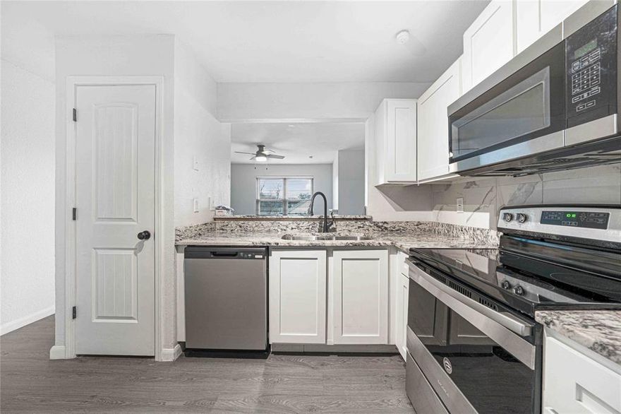 Welcome to this well-maintained second-floor condo offering both comfort and convenience in a highly accessible location. Updates include flooring and windows replaced around 2019–2020, a new electrical panel installed in 2019, and fresh interior paint completed in September 2025. The kitchen is equipped with a brand-new dishwasher, and the refrigerator (approximately 3 years old), washer, and dryer all convey, making this home truly move-in ready.

This unique condo features **two entry points to the second floor—front and back—**adding flexibility and ease of access. Enjoy the benefits of a community pool and covered parking available on a first-come, first-served basis, along with ample additional parking throughout the community.

Ideally situated near Highway 121, with Walmart, Home Depot, shopping, and dining just minutes away, this property offers a strategic location at a reasonable price. Whether you’re looking for a smart investment opportunity or a great starter home, this condo delivers value, updates, and convenience all in one.