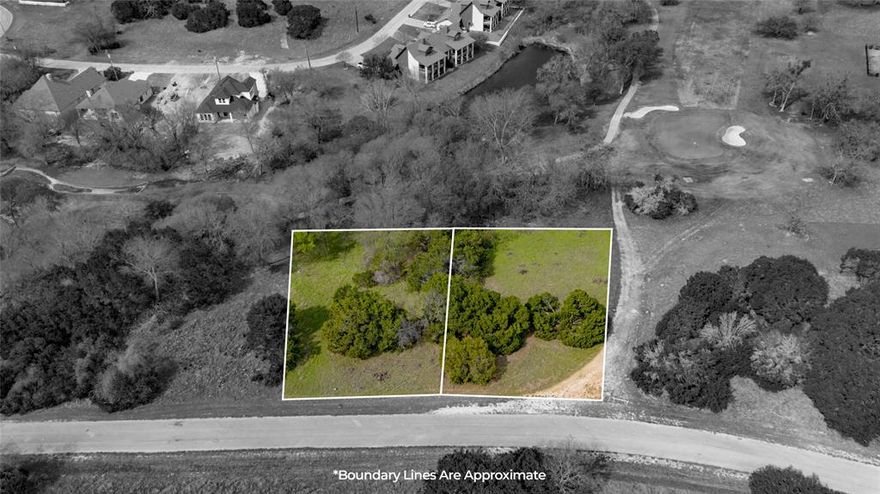 Two prime 0.26 acre lots being sold together in the prestigious gated golf community of White Bluff in Whitney, Texas! These exceptional properties are located in the Whitney School District and back up to the 16th green, offering beautiful golf course views and a serene setting. The flat terrain is ready for your dream home to be built immediately with extra space for expanded outdoor living. The lots have paved road access and utilities are available including co-op water and co-op electric. White Bluff offers an impressive array of resort-style amenities including championship golf courses, sparkling pools, private boat dock access to Lake Whitney, and tennis courts for an active lifestyle. This gated community provides security and exclusivity while offering endless recreational opportunities right at your doorstep. There is an approved list of builders to ensure quality construction that maintains the community's standards. HOA fees apply. Build your custom home on this generous half-acre plus property in this highly sought-after lakeside golf community and enjoy the perfect blend of relaxation and recreation. With golf course views, lake access, and world-class amenities, this is your opportunity to create the lifestyle you've always dreamed of in beautiful White Bluff!