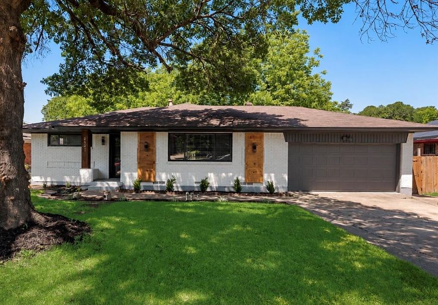 Beautifully renovated 3-bedroom, 2-bath home with a 2-car garage nestled in a quiet and well-established Dallas community. Conveniently located just minutes east of I-35, this home offers quick access for an easy commute while maintaining the charm of a peaceful neighborhood with wonderful neighbors. Sitting on an oversized lot, this move-in ready home is ideal for first-time buyers, growing families, or anyone looking for comfort, convenience, and value. Don’t miss the opportunity to own a tastefully updated home in a desirable location.