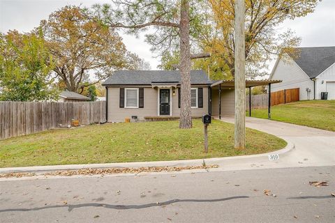 A home in Weatherford