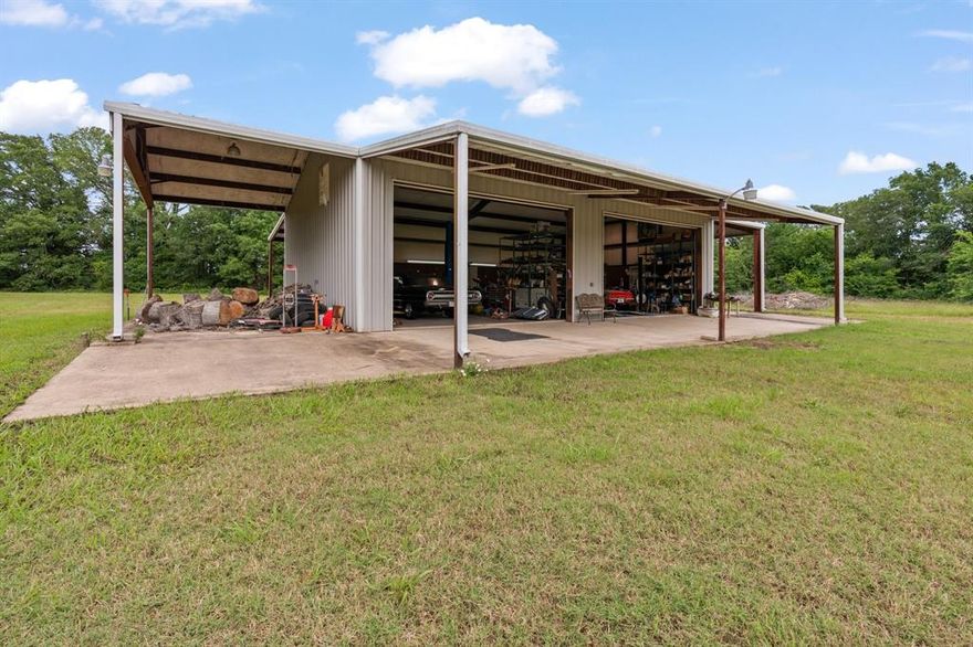 Once-in-a-Lifetime Opportunity: 16 Acre Country Paradise Just 45 Minutes from Dallas! Welcome to your dream escape where peaceful seclusion meets unmatched versatility on 16 stunning acres in Terrell, TX. Tucked behind a gated entrance and framed by towering 100-year-old oaks and a majestic bois d’arc tree, this one-of-a-kind property is the perfect canvas for your country lifestyle. Whether you’re dreaming of wide-open land for cattle or horses, space for recreation, or simply crave privacy and fresh air, this property delivers it all and then some. The charming 3-bedroom, 2-bath home features a durable metal roof and full-length covered porches on both the front and back, offering the ideal setting for morning coffee, evening sunsets, and everything in between. But that’s just the beginning. You’ll find a massive 3,000 sq ft workshop with electricity, water, built-in shelving, and even an air compressor, perfect for any hobbyist, mechanic, or entrepreneur. The detached garage fits two vehicles, and there’s also an oversized two-car carport with space for your RV, boat, or equipment. Add in a storage shed and a powered, covered dog kennel, and you've got room for everything and everyone. The private pond and gently rolling acreage invite endless possibilities: run livestock, grow your own garden, build an additional structure, or simply enjoy the peace and quiet of rural Texas living. Set far off the road for unmatched privacy, yet still within reach of the city, this property is a rare blend of peace, potential, and practicality. Don’t miss your chance to own a slice of Texas heaven. This is more than a home, it’s a lifestyle. Come experience it today.