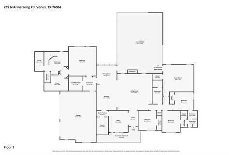 Tiny photo for 239 N Armstrong Road, Venus, TX 76084 (MLS # 21341608)
