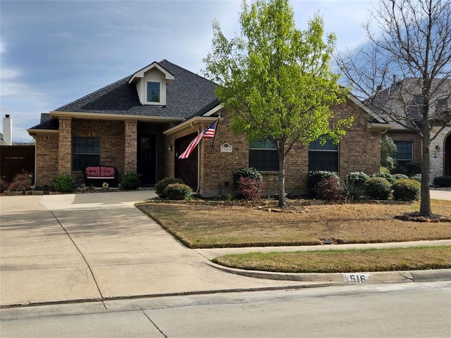 * Processing an application ** Hard to find 1 Story in Marshall Ridge! Keller ISD.   Open and spacious concept kitchen to living & breakfast area. Granite countertops with stainless appliances. Cook to your delight on the gas cooktop. Features a combination Master with French doors to 4th bedroom which can serve as an office suite, sitting area or perfect infant room.  Large covered patio and 8 ft. privacy fence.  Oversized 2 car garage.  Enjoy the Marshall Ridge community amenities featuring a pool with water slide, fitness center and playground.  Will accept a 6 month lease.  Pet restrictions:  sorry no cats. Will consider one dog (no puppies) on a case by case basis.  No aggressive breeds.