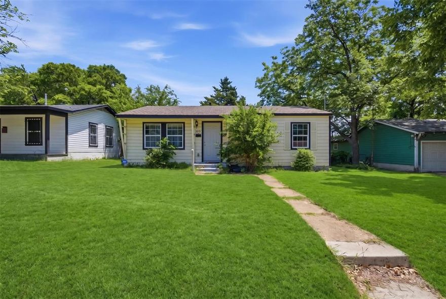 Completely remodeled and full of character, this 3-bedroom, 1-bathroom home is a standout opportunity in the Dallas market. Situated in a mature, quiet neighborhood, the property offers a peaceful residential feel while maintaining excellent proximity to major freeways for easy commuting. The home features a thoughtfully updated, cozy interior and a generously sized backyard. An ideal, low-maintenance acquisition for an investor looking for a highly rentable asset, or a beautiful, move-in-ready sanctuary for a first-time homebuyer. Tv, Tv mount, Fridge, washer and dryer included!