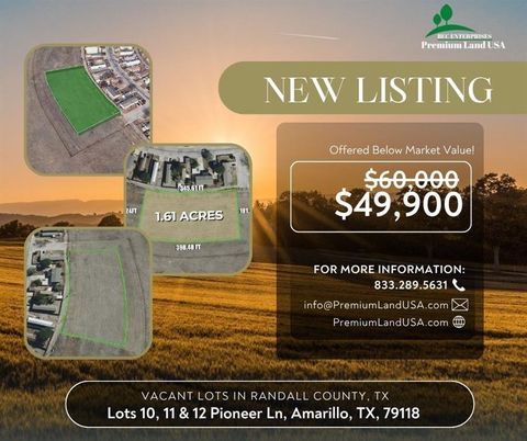 Photo of 0 Pioneer Lane, Amarillo, TX 79118 (MLS # 21092890)