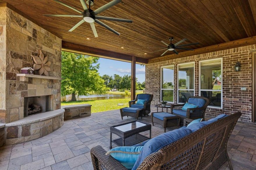 INCREDIBLE OPPORTUNITY! LUXURY LIVING IN ALLEN ISD! Stunning One-Story Custom Home on 1.5 Acres with Pool, Spa & a private shared pond- all on a quiet cul de sac! Beautifully updated, including fresh neutral paint throughout, this 4-bed, 4-bath home offers luxury living in a country like setting. Step through the elegant front door into the grand entryway, where high ceilings, plantation shutters & rich hardwood flooring set the tone for the home. The spacious living room is bathed in natural light from a wall of windows overlooking the outdoor living area & beautiful pool. Open to the family room, the kitchen features a commercial-grade gas range, stainless appliances, new quartz countertops that flow into the slab backsplash, 2 sinks, ample storage & island. The bright & spacious casual dining area offers views of the pool, while the formal dining room is also conveniently located just off the kitchen. Steps away, find a large game room & a separate media room! The spacious primary suite, a true retreat, offers direct access to the patio & pool area. Luxurious primary bath boasts large walk-in shower, quartz vanity & incredible walk in closet. Three secondary bedrooms are thoughtfully designed, each with bath access. One could serve as a second primary. The study, on the primary bedroom wing, has a closet & would make a great nursery or 5th bedroom! The 4th full bath provides direct access to the pool. Step outside to enjoy incredible outdoor living space featuring a covered area with cedar plank ceiling, cozy fireplace with gas logs, & picturesque views of the pond. The patio spans across the back to create a perfect space for outdoor living & dining. The expansive deck surrounding the pool includes an outdoor kitchen! Beyond the pool,a grassy area provides the perfect spot for a dog run or play equipment.Upstairs you will find a huge walkout attic-plumbed for future expansion-large enough for additional living space or bedrooms.Country style living but close in!