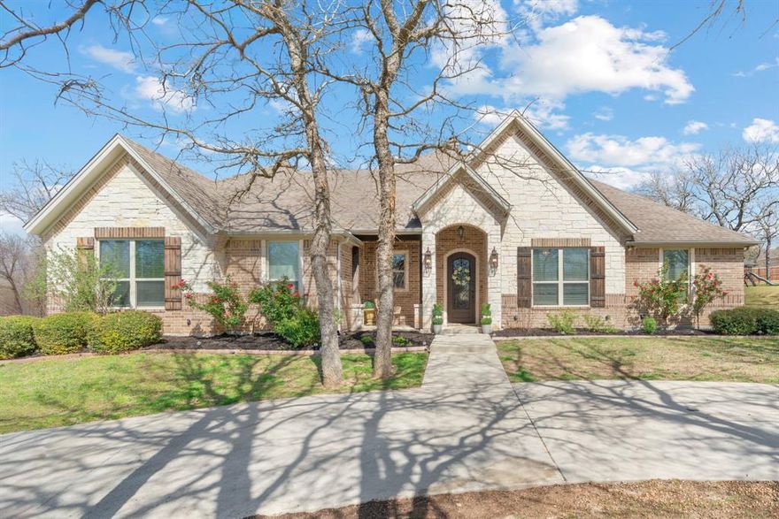 Welcome to your next chapter in the highly sought-after Walking Horse Estates in Stephenville—where space, comfort, and everyday luxury come together.

Situated on a .43-acre lot shaded by mature hardwood trees, this beautifully designed 3-bedroom, 2.5-bath home with a dedicated office offers the room and flexibility today’s buyers are searching for. With 2,543 square feet of thoughtfully planned living space, every detail invites you to slow down and feel at home the moment you walk in.

Whether you're working from home, hosting family gatherings, or simply enjoying a quiet evening, this layout adapts effortlessly to your lifestyle. The spacious 3-car garage provides the storage and functionality you didn’t know you needed.

Step outside and imagine weekends under the large covered patio, grilling with friends, watching kids or pets play in the expansive backyard, or enjoying peaceful Texas sunsets surrounded by nature. Homes with this kind of outdoor space and privacy are hard to find—especially in a neighborhood this desirable.

Built in 2015 and meticulously maintained, this home offers the perfect balance of newer construction and established charm. Opportunities like this in Walking Horse Estates don’t come around often—schedule your showing before it’s gone.