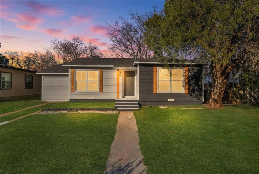 Welcome home to this beautifully renovated 3-bedroom, 2-bath residence that blends modern style with everyday comfort! Step inside to an inviting open-concept layout, designed for both functionality and effortless living. The spacious rooms offer comfort and flexibility, while the generously sized backyard provides the perfect space for relaxing or entertaining. You will also see and enjoy the stunning curb appeal as you pull into the driveway! This home offers true peace of mind with an impressive list of upgrades, including a new furnace, roof, HVAC system, windows, flooring, carpet, bathrooms, quartz countertops, kitchen cabinets, stove, and microwave—making it truly move-in ready!