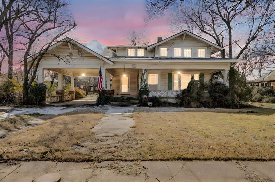 Investment opportunity in Hillsboro, Texas! This 3-bedroom, 2-bathroom home built in the 1940s offers 1,964 square feet plus a 454 square foot porch on a 0.41 acre lot in Hillsboro. The property is located in a good neighborhood on a large lot, providing excellent potential for the right buyer. The home features wood floors throughout that will need refinishing as part of a complete remodel. This property needs renovation and is being sold as-is, making it perfect for investors looking for a flip opportunity, DIY enthusiasts ready to take on a project, or those seeking rental property potential. The property offers a 1-car carport and an additional 1-car stand alone garage for additional storage. With nearly 2,000 square feet of living space, a spacious porch, and a generous lot size in a desirable Hillsboro neighborhood, this property offers the potential to be transformed into a charming home. Bring your vision and renovation skills to create a beautiful residence or profitable investment. Priced to sell as-is for quick renovation and resale or rental income!