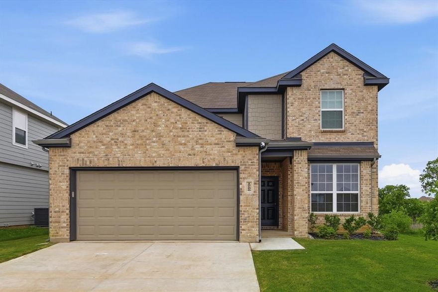 Welcome to this STUNNING 2025-BUILT HOME offering 3 bedrooms, 2.5 baths, and a flexible open-concept layout designed for modern living. Skip the wait of new construction, this home is loaded with upgrades and ready now! Step inside to LUXURY VINYL FLOORING, GRANITE COUNTERTOPS, and a spacious living area perfect for entertaining. The primary suite is conveniently located downstairs and features a LARGE WALK-IN CLOSET. A DEDICATED OFFICE.STUDY provides the perfect work-from-home setup. Upstairs, enjoy a versatile loft ideal for a GAME ROOM, SECOND LIVING AREA, or READING NOOK. Situated on a PREMIUM CORNER LOT at the end of the street, this home offers added privacy with only one direct neighbor and no homes behind. The backyard offers a covered patio and weather-sealed fence. Additional features include a RADIANT BARRIER for ENERGY EFFICIENCY and a roof only one year old. Enjoy community amenities like scenic walking trails and a dog park, with close proximity to Benbrook Lake, Rocky Creek Park, and Bear Creek Campground. Convenient access to shopping, dining, and entertainment at The Shops at Clearfork, Shops at Chisholm Trail, and Hulen Mall, plus easy access to I-35 and just 30 minutes to the Fort Worth Stockyards. Located in the award-winning Crowley Independent School District.