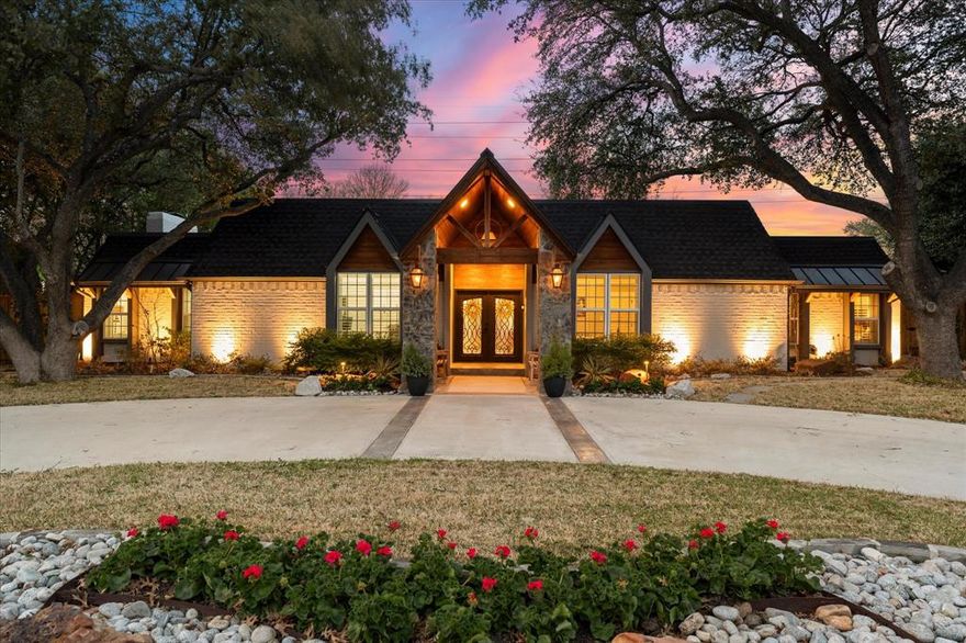 This fully renovated home located in the heart of Preston Hollow sits on over half an acre and several mature trees. Enjoy the evenings poolside or relaxing in front of the outdoor fireplace. This house is perfect for entertaining with the large eat in kitchen, outdoor kitchen and plenty of room to roam. The primary bedroom includes a brand-new bathroom addition, totaling two primary bathrooms. Some of the upgrades include all new gas lines, new AC units, new tankless water heaters, new sewage, new paint, new concrete and much more.