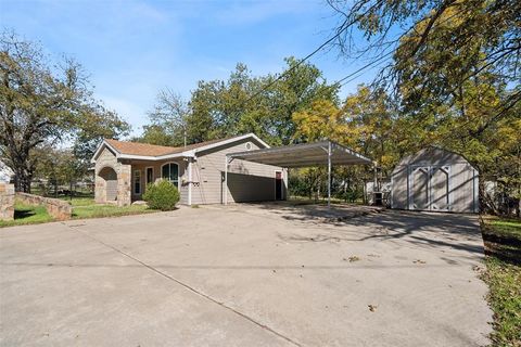 A home in Cleburne