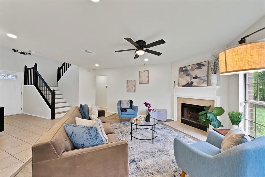 Experience contemporary living in this beautifully remodeled 2,396 sqft 5-bedroom, 2.5 bath home complete with a private office and main bedroom situated on the lower level. Enjoy the beautiful modern kitchen equipped with new appliances and generous counter space. An expansive second living room upstairs lends itself to versatility for your family —whether you envision a media sanctuary, a play haven, or a serene spot for relaxation you will love having this extra space! The additional 4 bedrooms on the second floor provide comfort and space for both family and guests. Step outdoors to the expansive backyard where you can embrace the possibilities for gardening, play, or hosting gatherings! Schedule a viewing today to claim this beautifully updated 5-bedroom home as your own.