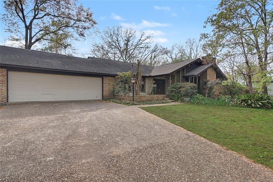 Quiet, private, and full of charm, this beautifully maintained second owner brick home sits on a park like corner lot just outside the city limits. The home features three bedrooms and two and a half baths, along with a versatile additional room that can easily serve as a fourth bedroom, formal dining area, or home office, plus walk-in closets, a cozy fireplace, and a spacious master suite with a private door leading to a serene courtyard where a brick walkway guides you into a stunning backyard oasis often described as a true PARADISE. Adding incredible value, the property includes a fully furnished 14x70 mobile home located adjacent to the main house and separated by a cedar privacy fence for complete seclusion, featuring all furnishings and appliances, a recently installed central AC, double insulation underneath, a double roof, and storm windows for excellent energy efficiency and low utility costs, along with a covered porch, private entrance, heavy steel timber double carport, and no back neighbors, making it ideal as a mother in law suite, guest house, or income-producing rental. Additional highlights include a 20x36 metal covered four car carport and a powered portable building equipped with new AC, lighting, shelving, and racks perfect for a workshop, office, or extra storage. With its flexibility, privacy, and beautifully landscaped grounds, this unique property offers far more than words can capture and is truly a mustbsee.