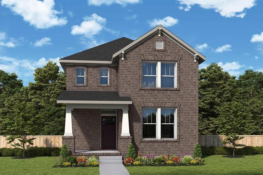 Welcome to our Cottage Series model home and the only four-bedroom opportunity in the series. Perfectly positioned, this home backs to scenic walking trails that lead directly to the amenity center and sits just across the street from a spacious park complete with a playground, open greenspace, and grills for gathering with friends and neighbors.

Inside, modern style shines with crisp white kitchen cabinetry, striking black quartz countertops, and sleek matte black hardware and finishes for a bold, contemporary look. Tall ceilings in the entryway create a grand first impression, while the open layout is flooded with natural light offering comfort and functionality for everyday living.

The Owner’s Retreat is conveniently located downstairs, featuring a luxurious super shower for a spa-like start and end to your day. A powder bath on the main level ensures guests feel right at home. Upstairs, a spacious gameroom provides the perfect setting for movie nights, playtime, or a second living area.

This home offers the ideal blend of charm, modern design, and an unbeatable location within the community.