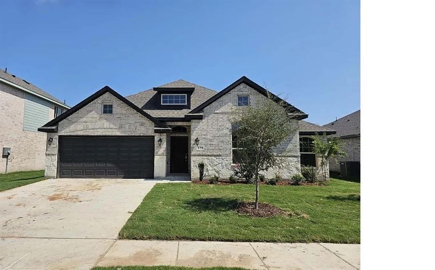 Welcome to this beautifully upgraded 5-bedroom, 2-bath home offering 2,490 sq. ft. of thoughtfully designed living space. From the moment you step inside, you’ll appreciate the open-concept floor plan, modern finishes, fresh paint, and updated flooring throughout—creating a bright and inviting atmosphere. The spacious kitchen is a true centerpiece, featuring stainless steel appliances, granite countertops, and ample cabinet space—perfect for everyday meals or entertaining family and friends. The primary suite provides a peaceful retreat with a walk-in closet and a private bath complete with dual vanities and a soaking tub. Step outside to enjoy the large fenced backyard and covered patio, ideal for outdoor relaxation, play, or gatherings. An attached two-car garage adds both convenience and functionality. Located close to schools, shopping, dining, and with easy access to major highways, this home seamlessly blends comfort, style, and convenience.