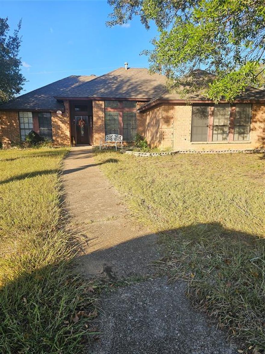 Great location. and priced to sell, with exemplary schools With garage conversion and enclosed Porch , concrete backyard for extra parking,