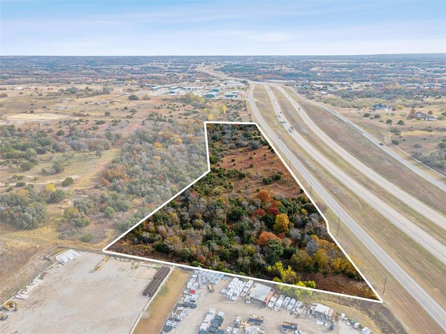 10.010 + - acres of property located on the service road of I-20 presents a unique opportunity to invest in an area between Brock and Weatherford. Both are experiencing growth, with expanding residential and commercial opportunities contributing to the area's increasing demand for office, and industrial spaces. Situated with excellent road frontage and strategic location, this property is ideal for businesses looking to capitalize on the ongoing expansion of the region. Both Brock and Weatherford are growing at a rapid pace, with new developments and infrastructure improvements fueling the area's expansion. As more families and businesses move into the area, the demand for commercial services is only expected to rise. Whether you're looking to build a retail center, office complex, or other commercial establishment, this 10-acre parcel offers the space and visibility you need to succeed.