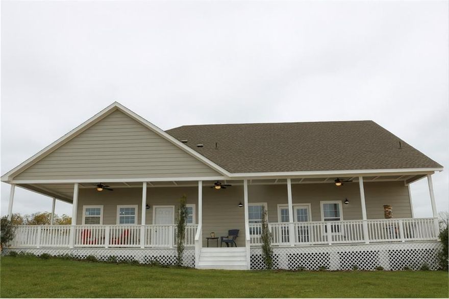 WELCOME HOME  where country charm meets everyday convenience. Tucked away on a quiet cul-de-sac street, this inviting home welcomes you with a wrap-around porch  featuring a built-in cornhole game—perfect for entertaining, weekend fun, and laid-back Texas living. A unique lifestyle from porch sittin’ and friendly competition to pond-side evenings, this home offers it all.

Step inside to a comfortable, easy-living layout designed for gathering and relaxing. Just beyond the porch, enjoy direct access to the pond, creating a peaceful setting for fishing, unwinding, or soaking in the sights and sounds of nature. The spacious yard offers plenty of room to roam, garden, or enjoy wide-open Texas skies.

This property delivers the best of both worlds—a true country feel with close proximity to city conveniences. Whether you’re craving a quieter lifestyle, room to breathe, or a place that feels like home the moment you arrive, this Boyd gem checks all the boxes.
Come experience porch-sittin’, pond-view livin’, and small-town comfort with big Texas personality—this is Texas living at its finest.