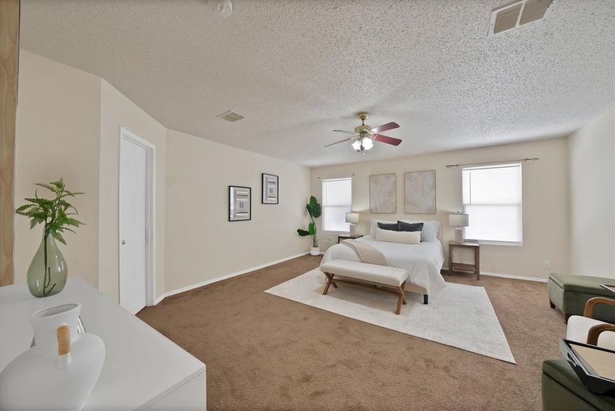 Welcome to, 8709 Stonebriar Lane. Inside, you’ll find multiple spacious living and dining areas, oversized bedrooms, and an open layout designed for everyday comfort and entertaining. A bright sunroom adds valuable flexible living space and brings in abundant natural light. The primary suite is generously sized and features a sitting area, large walk-in closet, and plenty of room to unwind. The home is located in a neighborhood that includes a community pool and playground, giving residents access to great amenities without the upkeep. Homes with this level of square footage and bedroom count at this price point are hard to find, making this a standout opportunity for buyers looking for space and long-term value. Conveniently positioned in South Fort Worth, you’ll enjoy quick access to major highways, shopping, dining, and everyday essentials. Whether you’re looking for room to grow, an investment opportunity, or simply more home for your money, this property delivers.