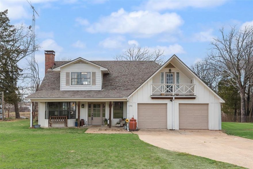 Welcome to your own private East Texas retreat—where waterfront living meets wide open space. Situated on 4+ acres with additional Sabine River Authority leaseback, this 4-bedroom, 3.5-bath home offers the perfect blend of comfort, recreation, and country charm. Inside, you’ll find an open, airy layout filled with natural light. The spacious living room features a cozy fireplace, while the eat-in kitchen provides plenty of room for gathering. A bright sunroom offers peaceful views of the property and is the perfect spot for morning coffee. Generously sized bedrooms ensure space for everyone, and the primary suite includes a large walk-in closet and a private bath designed for relaxation. Step outside and the possibilities expand. With Lake Fork frontage and access via a deep-water canal, you can kayak straight from your property. The canal leads to a popular cove known for duck hunting and bow fishing—making this a true sportsman’s paradise. A private pond on the property is ready to be stocked, and the adjacent 60± acres of undeveloped Sabine River Authority land features trails and natural beauty right next door. Bring your deer stand and feeder—wildlife is abundant. Equestrian and hobby farm enthusiasts will love the well-equipped barn featuring two horse stalls, a built-in chicken coop with attached run, multiple small livestock pens and a ½-acre fenced paddock. There’s also an ATV trail system for exploring your land and beyond. Established garden space offers room to grow, and mature pecan trees are scattered throughout the property. The additional 2 acres of SRA leaseback can be used for recreation or grazing with proper permits, giving you even more usable space. The roof was replaced just five years ago, offering peace of mind. If you’ve been searching for waterfront acreage with room for horses, hunting, fishing, and outdoor adventure—this property delivers it all.