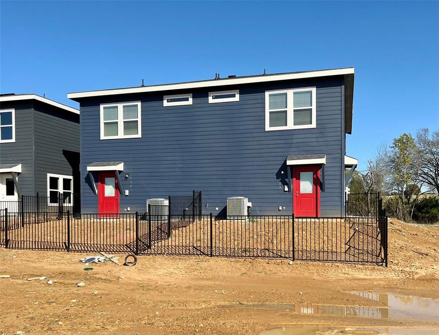 Welcome to this brand-new duplex in the heart of Burleson, featuring a beautifully designed 3-bedroom, 2.5-bath layout. This home boasts a thoughtful floor plan with modern finishes, granite countertops, luxury vinyl plank flooring, and stylish details throughout. Upstairs, you’ll find two spacious bedrooms with plush carpeting and generous closet space. The primary suite offers a large walk-in closet and an ensuite bathroom complete with a double vanity and private water closet.

Set on a spacious lot with plenty of green space, the property provides a peaceful and inviting atmosphere. Residents will enjoy convenient access to nearby shopping, dining, schools, and major employers, along with easy connectivity to Fort Worth and surrounding areas via nearby highways. With its contemporary design and prime location, 3501 E Renfro St delivers comfort, convenience, and exceptional modern living in Burleson.
*$100 water charged to tenant every month
*water held in HOA name