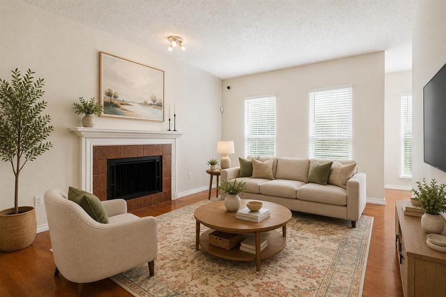 FRESHLY UPDATED with new wood blinds and fresh paint throughout (excluding kitchen and bathrooms), this 2-bedroom, 2-bath home is move-in ready and thoughtfully maintained. Located in the desirable Lake Highlands area and zoned to highly sought-after Richardson ISD, this upstairs corner condo in Copperfield Condominiums offers added privacy, natural light, and a peaceful setting with a grassy greenbelt just outside your door.

Inside, you’ll find 968 square feet of comfortable living space, including two spacious bedrooms, both with walk-in closets, offering excellent storage. Additional features include full-size washer and dryer connections, a refrigerator that conveys, and a private exterior storage closet located on the patio.

Enjoy being just steps from the community clubhouse and two sparkling pools with a water feature, along with the convenience of an assigned covered parking space.

Tucked away from major traffic yet close to shopping, dining, and major highways.

Ideal for first-time buyers, downsizers, or investors, this home combines comfort, updates, and low-maintenance living in a well-established community.

HOA includes: full use of facilities, insurance, structural and grounds maintenance, management fees, security, sewer, trash, and water.