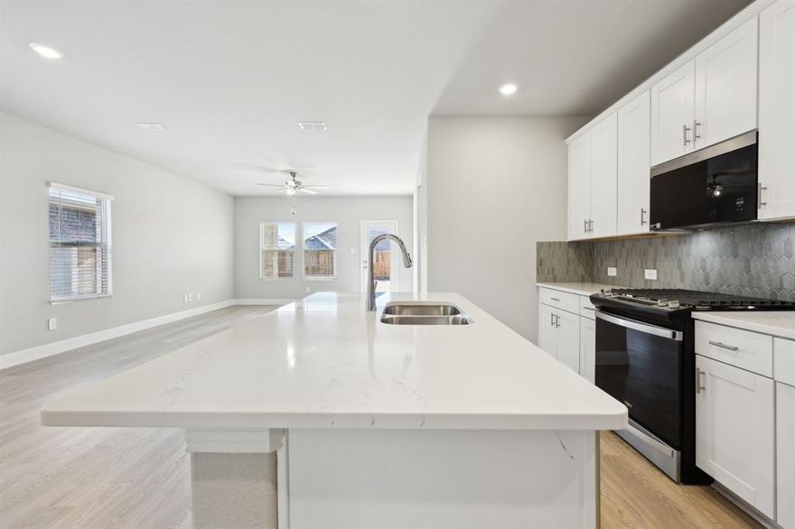 Brand new, energy-efficient home available by Sep 2025! Grill with friends on the Gateway's covered back patio. Inside, the main floor primary suite features dual sinks and a spacious walk-in closet. Upstairs, the open concept loft and game room make a perfect media space or home office. Ditch your long commute with quick access to McKinney, Frisco, and Richardson on US 380 and spend more time doing what you love. Play fetch at the nearby dog park or bike the miles of Simpson Crossing’s trails and greenspace. Kids will love the community playground and resort-style pool. We also build each home with innovative, energy-efficient features that cut down on utility bills so you can afford to do more living.*  Each of our homes is built with innovative, energy-efficient features designed to help you enjoy more savings, better health, real comfort and peace of mind.