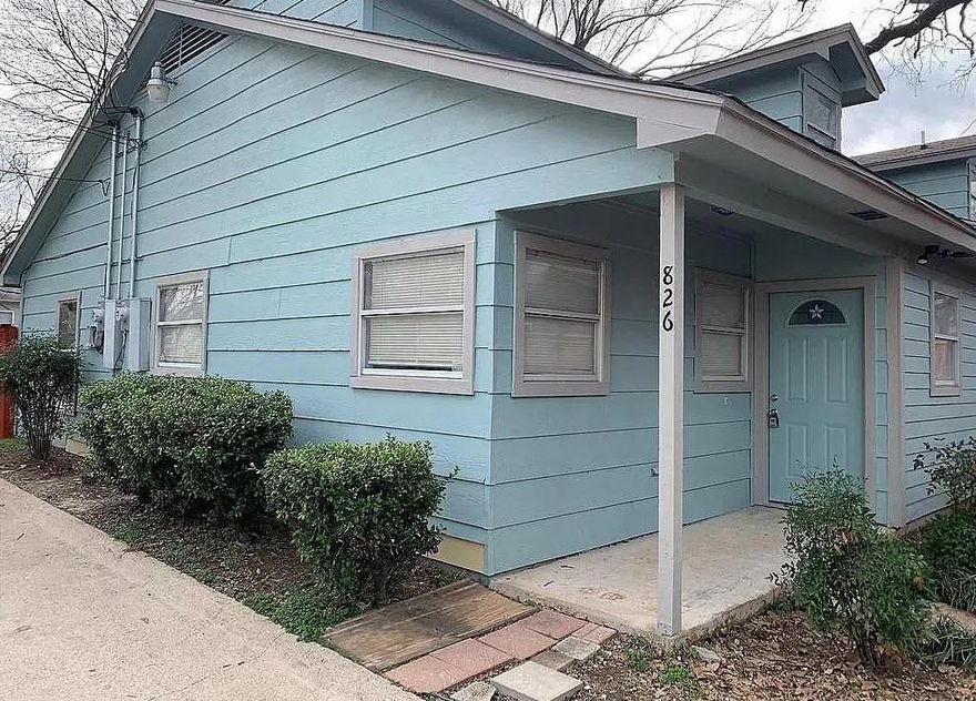 Excellent Location!! Duplex for Rent. Good Size 3 bed, 2 bath, 2 stories near downtown Fort Worth. Close to shopping, restaurants, short drive to Joe T Garcia & more. Clean duplex with an oversized living room. An open concept kitchen with granite countertops, subway tile backsplash, stainless steel appliances. Dining room off kitchen leading out to the new deck and fenced backyard. Large master with walk-in closet. Two bedrooms upstairs along with 1 full bathroom. Extremely convenient location close by to popular spots! This one will not last long, make time to view soon before it is Gone!