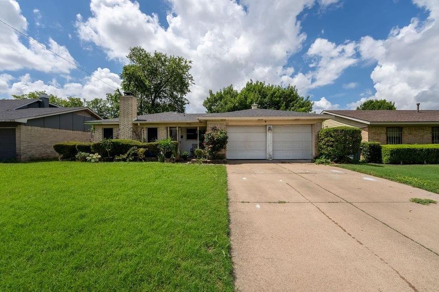 This inviting Dallas home is full of potential and perfect for a first-time homebuyer ready to make it their own! Step inside to find laminate flooring throughout the main living areas and a semi open-concept layout that offers just the right balance of openness and definition.

The kitchen features a functional peninsula with bar seating, ideal for casual meals or entertaining guests. A standout feature is the large brick fireplace in the living room—bringing warmth and charm to your everyday living space.

The roof and HVAC were both replaced in recent years, giving added peace of mind. Outside, you’ll love the oversized backyard—plenty of space for kids, pets, gardening, or future outdoor projects.

Located in an established neighborhood with easy access to shops, dining, and highways, this home is move-in ready with lots of opportunity to personalize and add value over time. Don’t miss this great opportunity!