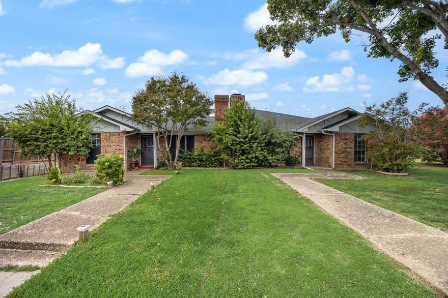 Discover your new haven in the heart of Carrollton, Texas, where modern comfort seamlessly blends with timeless charm. This delightful 3-bedroom, 2-bathroom home offers an inviting space perfectly suited for those seeking a blend of contemporary living with a touch of classic elegance. Nestled in a friendly neighborhood, this residence presents an ideal opportunity to embrace the vibrant lifestyle of one of North Texas’s most sought-after communities. Step inside to find a thoughtfully designed interior that maximizes both space and functionality. Natural light streams through expansive windows, illuminating the spacious living room that seamlessly flows into the dining area. The well-appointed kitchen features sleek countertops, modern stainless steel appliances, and ample cabinetry, creating a practical space where culinary dreams come to life. Venture outside to enjoy a landscaped backyard that beckons for relaxation and outdoor gatherings. Completing this residence is a convenient two-car garage, providing ample storage and practicality for all your needs. Located near local park, and an array of dining and shopping options, this Carrollton gem offers the perfect blend of suburban tranquility and metropolitan convenience, making it more than just a house—it’s where enduring memories await.