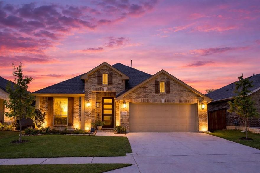 Welcome home to this inviting, lightly lived-in and impeccably maintained 4-bedroom, 3-bathroom home, designed for modern living and effortless entertaining. The moment you step inside, you'll be greeted by an abundance of natural light streaming through expansive windows, highlighting the high ceilings and open-concept layout. The main level boasts beautiful tile flooring throughout the living, dining, and kitchen areas, with cozy carpeting in the three downstairs bedrooms—offering flexible spaces for gatherings of all sizes. The heart of the home is the stunning kitchen, a chef’s dream featuring gleaming granite countertops, a large center island with seating, stainless steel appliances, and ample cabinet and counter space for easy meal prep and storage. The primary suite is a true retreat, offering a tranquil sanctuary with a luxurious en-suite bathroom and a dedicated sitting area—perfect for unwinding with a good book. Enjoy a large garden tub, separate shower, and dual sinks for a spa-like experience. Upstairs, a versatile gameroom serves as a second living area—ideal for movie nights, a playroom, or watching the big game. This level also includes a bedroom and full bath, providing a private space for guests or family. Step outside to your own private oasis. The covered back patio is perfect for morning coffee or weekend BBQs, while the expansive backyard offers plenty of room for play, pets, or even a future pool. Located in a desirable community featuring walking trails and a neighborhood pool, and just minutes from Target, Costco, Starbucks, and more, this home offers the perfect blend of comfort, convenience, and lifestyle. With easy access to major highways, shopping, and dining, this is one you don’t want to miss!