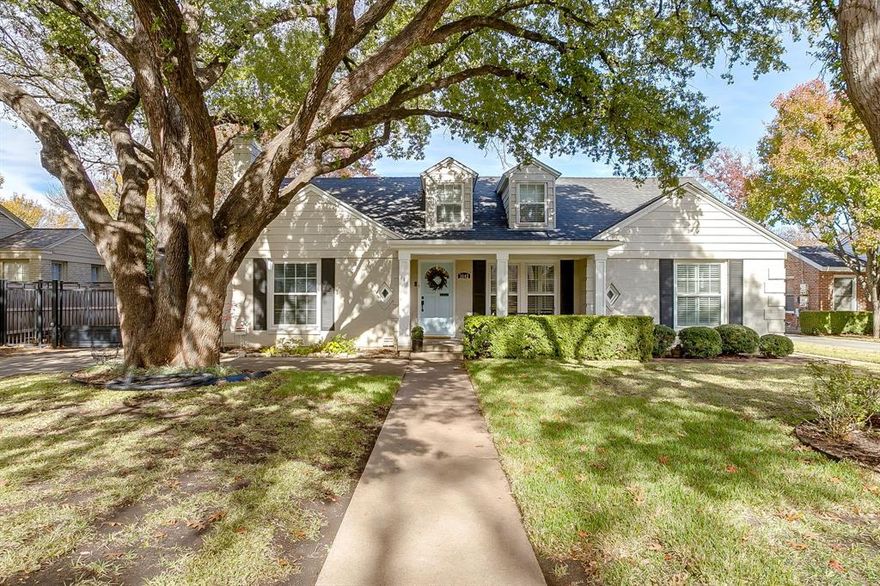 Welcome to 3642 S Hills Ave in Fort Worth’s Westcliff neighborhood—just minutes from TCU. This home has an easy, comfortable layout with two great living spaces: a bright front living room and a cozy den that flows right into the updated kitchen.

The kitchen features Carrera marble, glass-front cabinets, a farmhouse sink, gas cooking, and a walk-in pantry. The dining and den areas connect seamlessly, creating a great setup for entertaining. Both bathrooms have been updated with Carrera marble finishes and double vanities, and the laundry room has been refreshed as well.

Some other updates include the windows, roof, hot water heater, and iron driveway gate. Storage is a real plus, with well-designed closets and additional attic space.

The backyard is a great spot to relax or entertain, complete with a covered patio, fire-pit area, thoughtful landscaping, and a detached two-car garage. The front porch adds to the charm, and the extra parking pad can double as an easy outdoor hangout space.

A move-in-ready home in a fantastic location—set up perfectly for everyday living and welcoming friends and family.