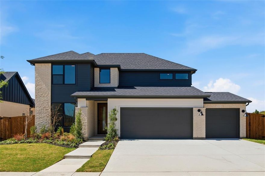 Discover Pecan Grove — Burleson's most private new home enclave.
Surrounded by open pastures and mature trees, this gated community offers a peaceful country feel while keeping you just minutes from shopping and I-35. Perfect for families who value privacy, space, and sophisticated living, this 3,063 sq. ft. two-story home features 4 bedrooms, 2.5 baths, and an extended owner’s retreat with a frameless shower and freestanding tub. Enjoy your greenbelt lot, a spacious 3-car garage, and thoughtful design at every turn — a home where comfort meets elevated style.