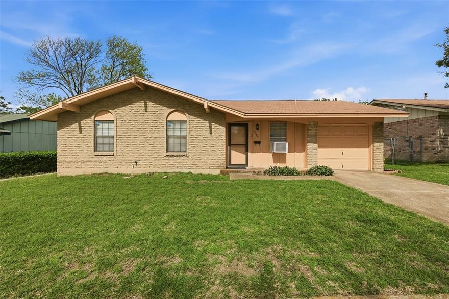 Being sold as is with the Owner making no repairs, this property presents a fantastic opportunity-situated on a generous 6,843 sq. ft. lot, the home provides ample space both inside and out, making it ideal for families or investors seeking their next project, an addition to your portfolio, or a long term investment strategy. For families, with a functional floorplan this three bedroom, one bath, one car garage offers an excellent opportunity to create a place that truly feels like home. The spacious backyard is a standout feature perfect for gatherings, outdoor living, or even future enhancements. Schedule your showing today and see the possibilities for yourself. Information deemed reliable, but not guaranteed-buyer or BA to verify all info, schools, tax, measurements, HOA, etc.