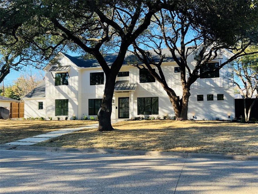 Available mid March!  This stunning remodel and addition by Vafa Construction is thoughtfully designed with many traditional and transitional finishes.  The home boasts an open floor plan perfect for entertaining with elegant selections including designer lighting, Serena & Lily wallpaper, white oak wood floors, gorgeous brass stair handrail, and a beautiful Ilve professional grade range as the kitchen focal point.  Interior features include first floor primary suite, optional first floor guest suite, oversized pantry, dreamy laundry and mud room with Serena & Lily Island Palm wallpaper, and a dedicated study.  The second floor has an airy playroom with three bedrooms complete with en-suite baths. 
 The spacious backyard has plenty of room for a pool and includes a covered outdoor kitchen and entertaining area as well as a designated area off the primary suite for lounge or firepit seating.  This property won't last long, schedule your showing now!