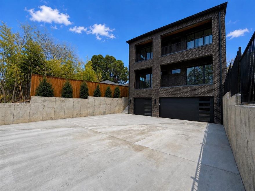 Almost Completed - NEW Single-Family Custom with Lage Motor Court, Pool, and Elevator. One Block form Katy Trail and Turtle Creek.   
Welcome to your dream home. An exquisite custom masterpiece with luxury living across multiple floors. This architectural gem boasts an elevator that transports you from the expansive lower floor, where you'll find a spacious 3 car garage, living, storage, half bath, and up to each beautifully designed level. As you step inside, the 1st floor invites you into an elegant living area, where natural light dances through the windows. The heart of the home, an extraordinary kitchen with a 2nd catering kitchen, showcases unique features. Enjoy the warmth of the see through fireplace or take your entertaining outdoors with direct access to the pool and patio area with grill and drop-down screens, complete with a convenient half-bath for poolside and guest convenience. This level also features 2 generously sized bedrooms and 2 full bathrooms.
Ascend to the next floor, where you'll discover a large private living room, alongside a luxurious primary suite that epitomizes relaxation. A dedicated wellness nook, perfect for yoga, stretching, or a peaceful morning retreat. The primary bathroom offers a full bath suite and a spacious walk-in closet, thoughtfully designed with a 2nd laundry area for your convenience. Opposite side of living room features 2 more bedrooms and 2 full bathrooms. 
Venture to the top floor flex space staged as a private office with seating; also ideal as a media room, wellness space, or additional living area. Step out onto the large balcony, an ideal spot for morning coffee or evening sunsets.
Located just steps away from the scenic Katy Trail and Turtle Creek, this home offers not only luxury, but also the perfect blend of city living and nature. Experience the best of both worlds in this unparalleled residence that promises to elevate your lifestyle.
This extraordinary home truly has it all!