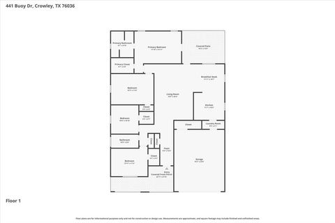 Tiny photo for 441 Buoy Drive, Crowley, TX 76036 (MLS # 21142752)