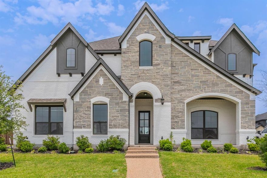 Nestled in the charming community, Callan Vilage, you will find this stunning 4 bedroom, 3 bathroom home at 2104 Palafox Dr. Lorena, Tx 76655 at 3,392 square feet of living space, this property offers plenty of room for you and your loved ones to spread out and make unforgettable memories. As you step inside, you will be greeted by a large open living area with large masonry fire place that is perfect for spending quality time with family and friends. See a large office area with beautiful large bookshelves and a second level flex room that could be used as a game room or 2nd living area. The beautiful granite countertops in the kitchen add a touch of elegance to the space, while the island provides additional space for gathering or food prep. With plenty of cabinet and counter space, a built-in cooktop, oven, dishwasher, and microwave, wine rack, this kitchen is a dream come true for any home chef. Make your way to the master bedroom and be in awe of the vaulted ceilings and spacious layout with black accented beams and back wall. The master bathroom is equally impressive with its beautiful tile floors, dual vanity, walk-in shower, and separate tub. And let's not forget about the huge master closet that provides more than enough space for all your belongings. Convenience meets luxury as the master bathroom opens up to the laundry area, complete with plenty of countertop and cabinet space, as well as a sink. But that's not all. This home also boasts foam insulation, ensuring energy efficiency, as well as gutters and an automatic sprinkler system for added convenience. Plus, the large backyard on .26 acres is the perfect space for outdoor entertaining or for the kids to run around and play. And with this home situated at the start of a cul-de-sac, you can enjoy minimal traffic and a quiet neighborhood. A community pool, pool house and jogging path are present for great family times! This home also lies in the fantastic Lorena school district!