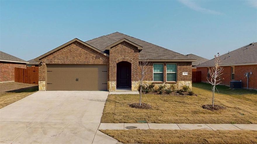 Live in this large 4 bed, 2 bath house in Mesquite ISD! The large kitchen island and huge living room are a must see in this house. There is also a generous covered patio in the back. Washer, dryer, and refrigerator are provided by the landlord. Check out the virtual 3D Matterport tour!