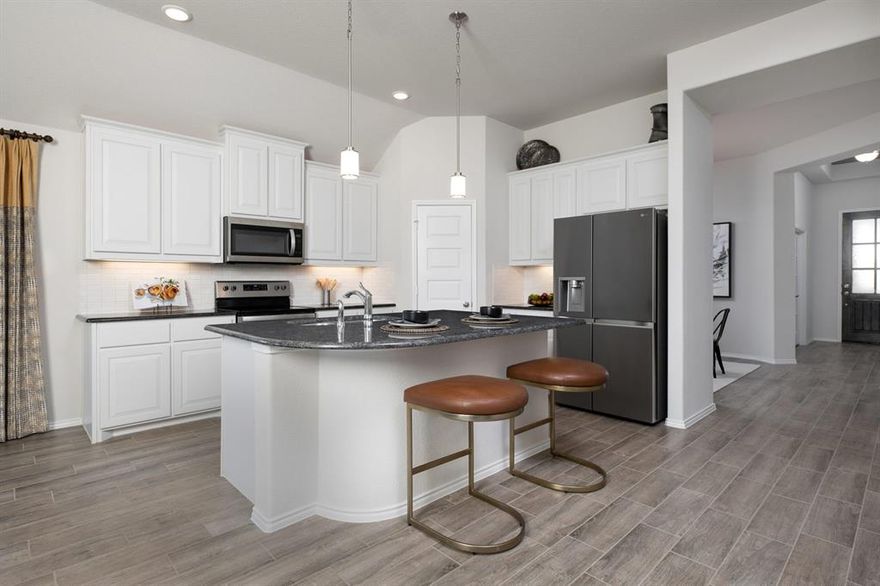 MLS# 20922082 - Built by Landsea Homes - Ready Now! ~ Step into comfort and style with this stunning model home in Hulen Trails—now available for purchase! This thoughtfully designed single-story plan features 3 spacious bedrooms, 2 full bathrooms, a private study, and an open-concept layout perfect for entertaining. The heart of the home is the expansive kitchen, showcasing a large island, walk-in pantry, and direct views into the nook and family room, all filled with natural light. The primary suite is tucked away for privacy and includes a spa-like bath and a generous walk-in closet. Enjoy the added flexibility of a dedicated study, ideal for working from home, plus a covered back patio for relaxing outdoors. A 2-car garage completes this move-in-ready home, blending functionality with model-home-level finishes. Don’t miss your chance to own a professionally designed showpiece in one of the area’s most desirable communities—Hulen Trails!