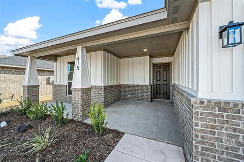 A home in Cleburne