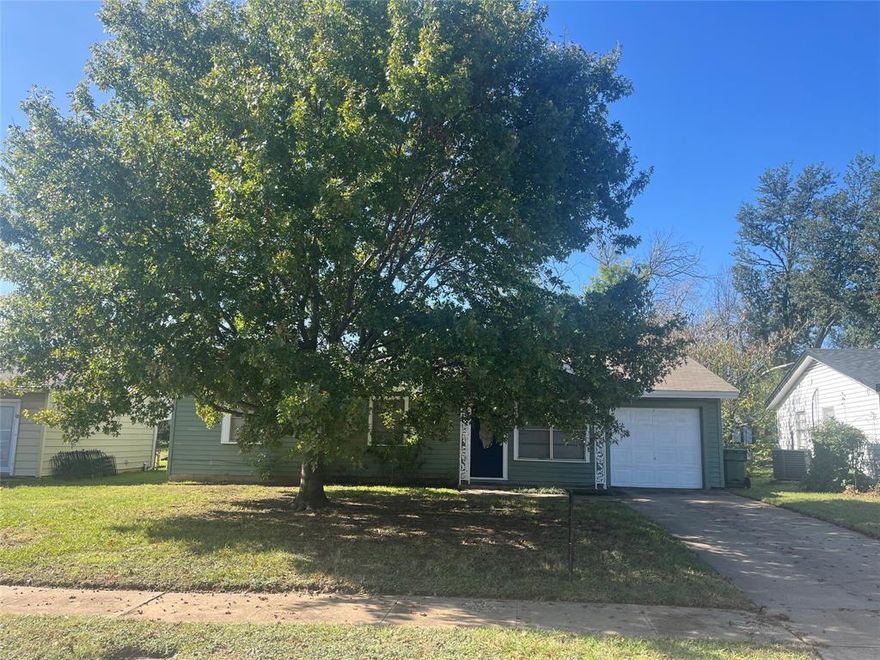 Tenant in place through February 2026 Great house, great location in well established neighborhood.  Many updates, large fenced yard with a 1 car attached garage. Conveniently located within a short distance of North Euless Elementary and Trinity High Schools. Just 2 blocks from Midway Park, where the City of Euless fitness center, aquatic center, rec center and senior center are located! Come check this one out!!!