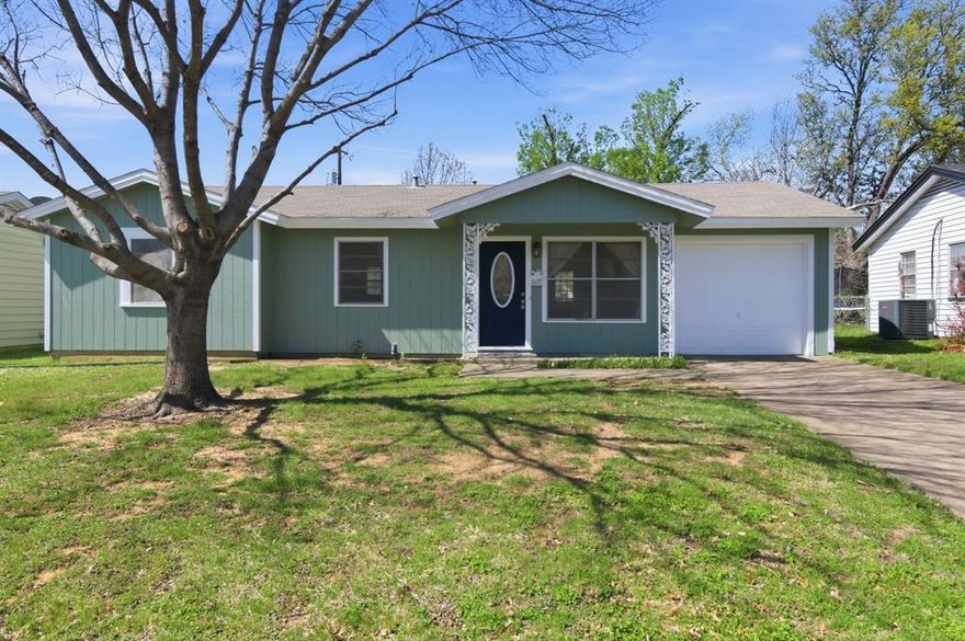 New exterior siding and repainted! Tenant in place through February 2026 Great house, great location in well established neighborhood.  Many updates, new exterior siding installed January 2026, large fenced yard with a 1 car attached garage. Conveniently located within a short distance of North Euless Elementary and Trinity High Schools. Just 2 blocks from Midway Park, where the City of Euless fitness center, aquatic center, rec center and senior center are located! Come check this one out!!!