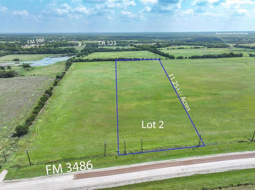 Looking for an opportunity to build in the Poetry area? This is lot 2 of 4 large lots are being offered at 11.28 (+ or -) acre lot to build out your forever estate. There are 4 to choose from and located in the Poetry area which has developed into a sought after community half way between I 30 and I 20 convienent for commuters or trips to the airport. These lots were thought out and divided with care to include a house and 1 acre plus 10 for an agricultural use if desired. The property is currently under hay production. The sellers have already surveyed out 4 large lots to choose from and water, electric are available at the road for each lot. We have included a virtual example of what your vision might look like on lots 1-4. Now is the time to make it yours, call for more information. Septic required for each lot bring your builder take a look! Photos with homes and buildings have been virtually displayed and do not actually exist only to make it easier to visualize the properties possibilities.